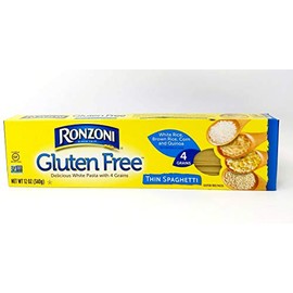 Ronzoni Gluten Free Thin Spaghetti 12 oz (Pack of 4)