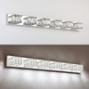 ZUZITO 6-Light Bathroom Vanity Lights - LED Chrome Bathroom Lighting