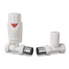 UK Radiators Thermostatic Radiator Valve (TRV) - 15mm Straight Lockshield