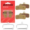 BUCKLOS Bike Disc Brake Pads - Bicycle Disk 4 Piston
