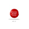 M.JVisun Red Ignition Starter Switch Sticker for Lexus ES GS