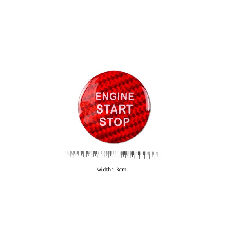 M.JVisun Red Ignition Starter Switch Sticker for Lexus ES GS