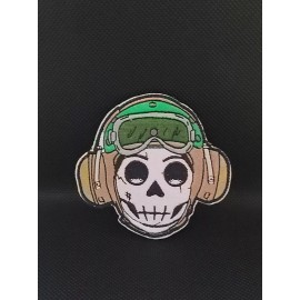 Sugar Skull Green Cranial Patch Military Catapult & Arresting Gear Airwing...