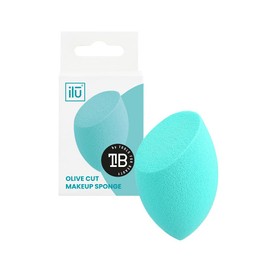 T4B ILU Olive Cut Shaped Makeup Sponge (Turquoise)