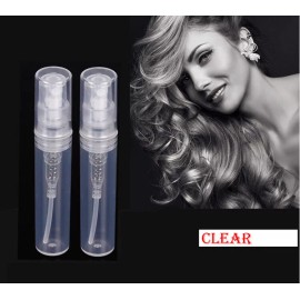 Unbranded (3pcs)  Clear Plastic Spray 5ml Bottle Empty Atomizer perfume refil alcohol