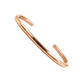 SHINDE EXPORTS pure original copper tamba kada bracelet for men and women (round 4.60mm cuff)