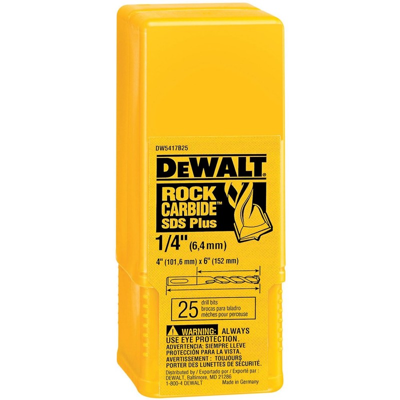 DeWalt DW5417B25 DeWalt 1/4" x 4" x 6" Rock Carbide™