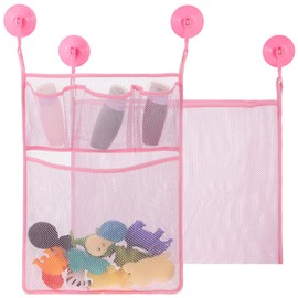 Operitacx Pack of 2 Storage Bags for Toys Baby Bath Bathroom Storage Bags Holder for Shower Gel Shower Gel Holder Bath Toy for Babies Mesh Bag Storage Child