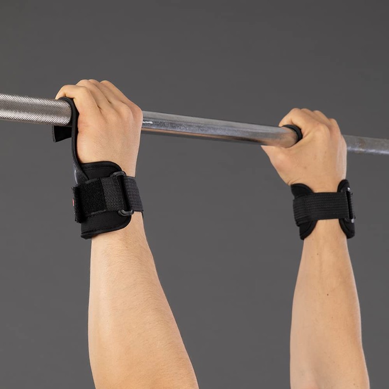 Chiba Unisex Træningshjælp powerGrips Zughilfe, Schwarz, Einheitsgröße EU