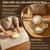 Sourdough Starter Kit with Proofing Basket,bread baking supplies & 34oz