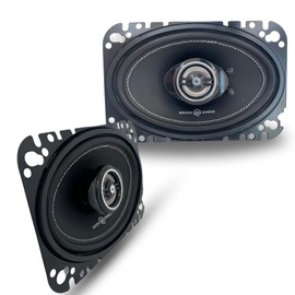 SOUND Q QUBED Soundqubed HDS Series Coaxial Speakers Pair 2-Way (4x6) Car Audio Speakers 270W Max Power Watts Rating Pair High Output Premium Speakers Full Range