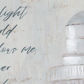 Nautical Lighthouse Bible Verses Wall Decor - Aqua Canvas Print Pictures Beach Themed Bathroom Decorations - Christian Scripture Wall Art with Inspirational Quotes Framed Ready to Hang 24"x24"