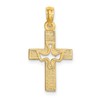 IceCarats 10K Solid Yellow Gold Dove Symbol Peace Love Holy