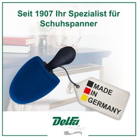 DELFA Samty Schuhspanner Schuhformer Schuhstrecker aus Schaumstoff mit Viskoseflock für runde Form - für Damenschuhe