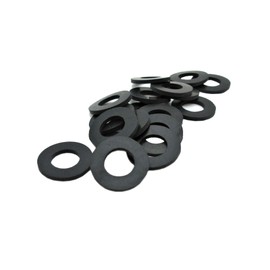 Magic Hub EPDM Rubber Flat Washers - 1 1/4" OD x 5/8" ID x 1/8" Thick - 50 Pack