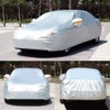 GUNHYI Hatchback Car Cover Waterproof All Weather for Automobile, Suitable
