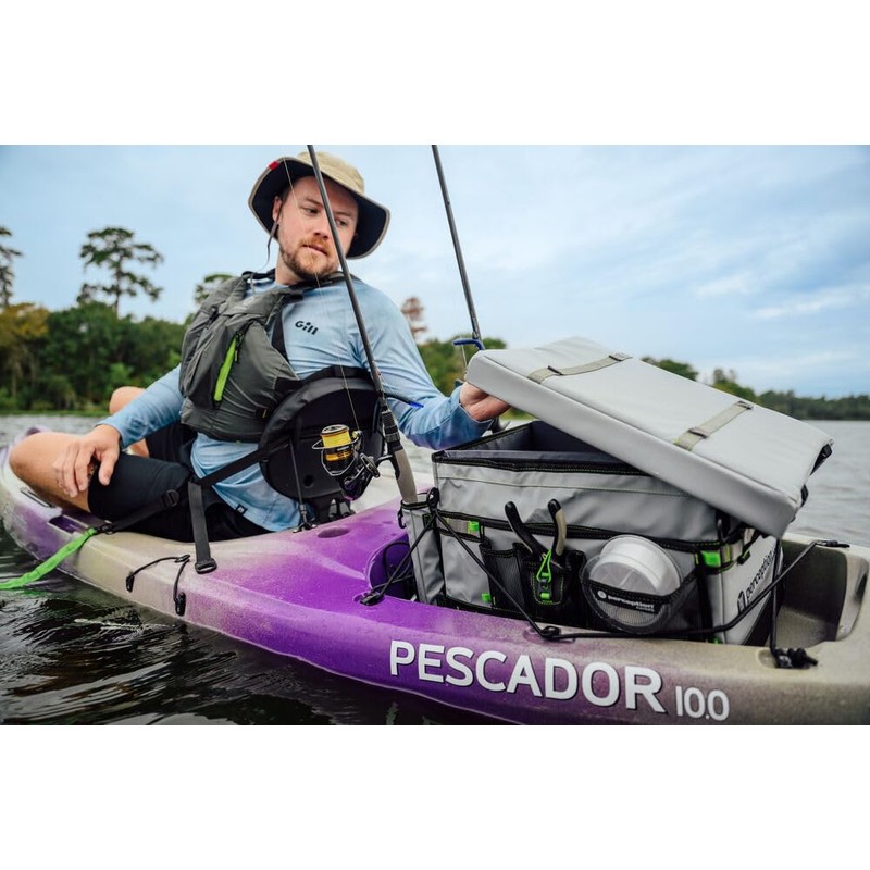 Perception Kayaks Splash Three Pocket Organizer - for Kayaks, Grey,