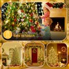 Laybasic Christmas Tree Lights with Topper Star & Ring, 2m