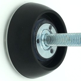 Vmaisi Baby Gate Wall Protector - Protect Walls from Pressure Mounted Pet Dog Gates, 4 Pack Black