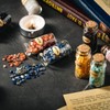 KHOCOEE 12 Different Gemstone Bottles Chip Crystals and Healing Stone,