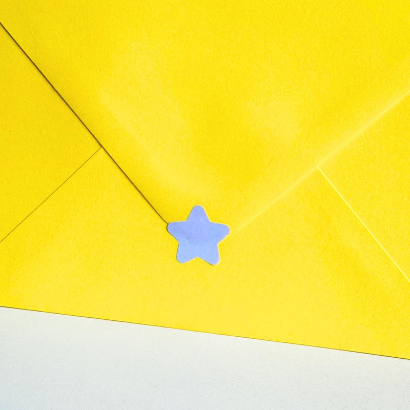 1000 Pieces, 2 cm - Coloured Shape Stickers, Colour Coded