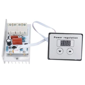10000W SCR Digital Voltage ac Voltage Regulator Voltage Regulator 120v Regulator Speed Control Dimmer Thermostat AC 220V 80A Voltage Stabilizer