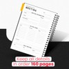 Meeting Notebook for Work 8.5x11 – Professional Meeting Planner with