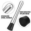 Datsto 2Pcs Muddler for Cocktails 10 Inch - Stainless Steel