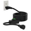 (6Feet) 3-Prong Outdoor Waterproof Extension Switch Cord, in-Line On/Off Switch