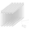 50 Pack Plastic Test Tubes,Plastic Sample Test Tubes Gift Tubes