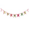 Colorful Devotions FA LA LA Star Garland, Multi-Color