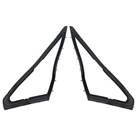 LH RH Pair Vent Window Weatherstrip Seal 1967-68 Mustang Cougar Shelby GT-350/-500/-500KR XR-7 (C7ZZ-6521448/9)