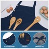 ViEinkaufen 2 Pack Kitchen Apron for Women - Adjustable Cooking