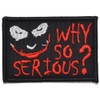 Why So Serious? Joker Quotev - 2x3 Patch with Hook-