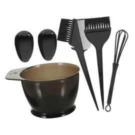 Gatuida 5Pcs Hair Dye Tool Kit Complete Coloring Set for Home and Salon Use Includes Brushes Bowl and Ear Covers Durable and Reusable for Easy Cleaning