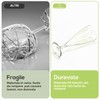Cozary 5 Pezzi Flute Plastica 155ML, con 1 tazza manicotto,