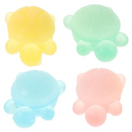 MERRYHAPY Cute Animal Shaped Body Soap 4 Pack Turtle Soap for Boys Girls Handmade Kids Soap Essential Oil for Gentle Skin Care