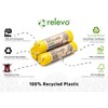 Relevo 100% Recycled Bin Liners, Heavy Duty 30L, 45 Bin
