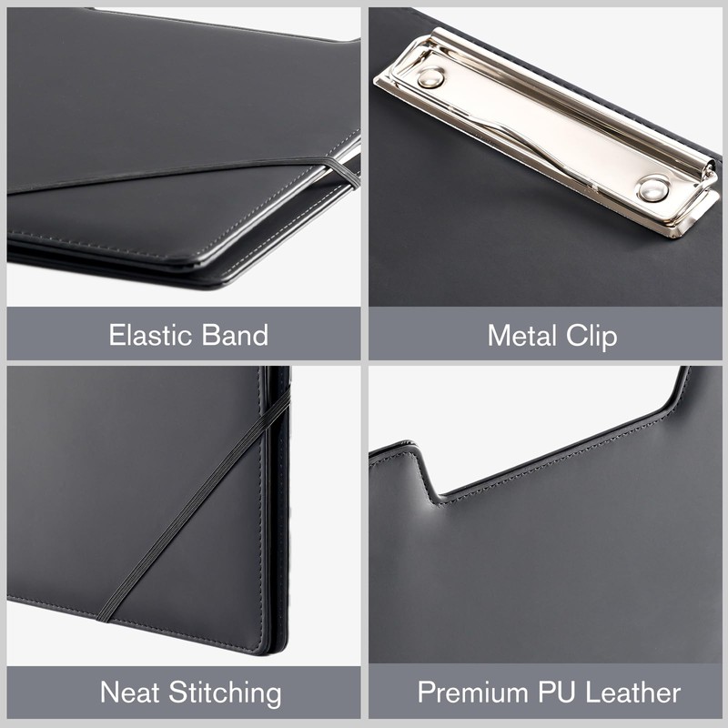 ProCase Clipboard Folder Portfolio, Leather Business Padfolio Organizer Letter Size