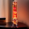 BAOYIKU Motion Light, 16inches Volcano Lamp with Orange Liquid Red