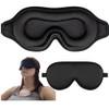 Premium Sleep Mask for Men/Women - 100% Light Blocking, Breathable,