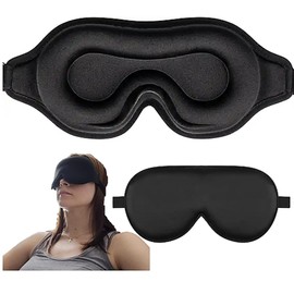 Premium Sleep Mask for Men/Women - 100% Light Blocking, Breathable, and Extra-Soft - Ideal for a Deep, Restful Night's Sleep - Comfortable Eye Mask for Travel and Home Use