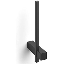 Zack CARVO Toilet Roll Holder, Metal, Black