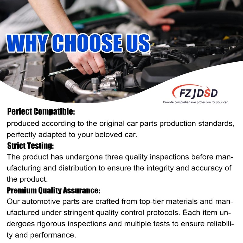 FZJDSD 2PCS Front Bumper Support Bracket Driver & Passenger Side