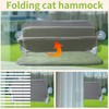 Cat Window Perch with 6 Strong Suction Cups,Indoor Folding Cat