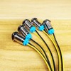 Gebildet 5pcs 10mm 230V AC LED Metal Indicator Light Waterproof