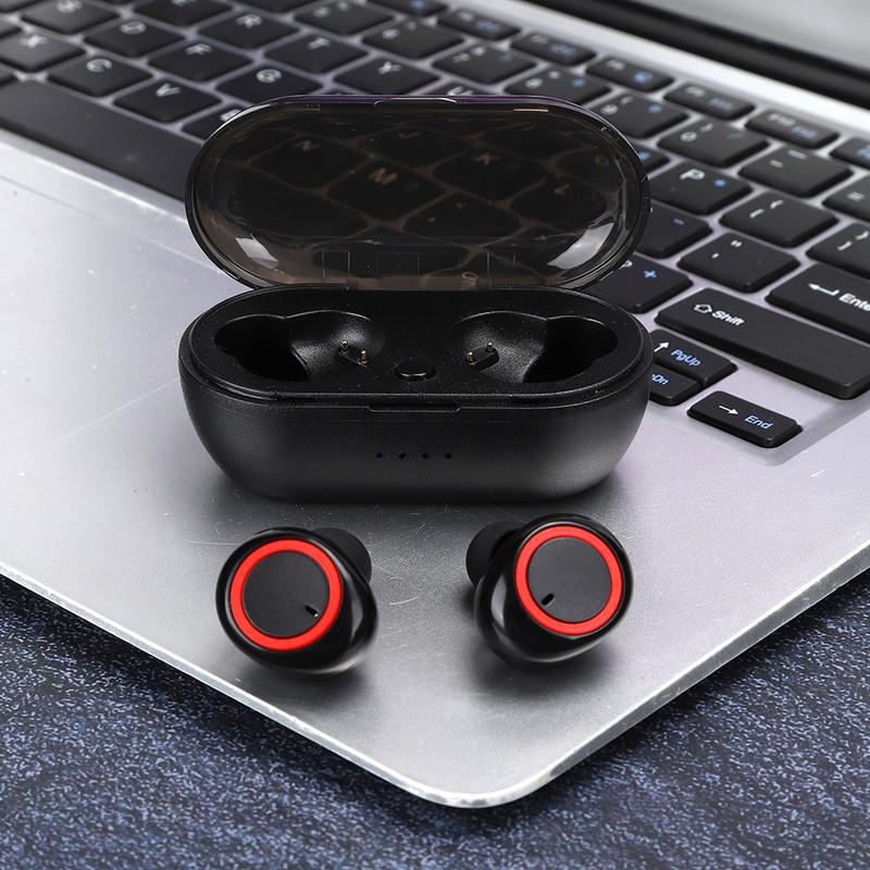 TWS Mini Bluetooth Wireless Headphone Magnetic Charging Binaural Call Sports