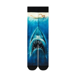 Calcetines para niños, adolescentes y adultos, impresión 3D de media tripulación, para hombres, mujeres, niños, niñas, jóvenes, niños, divertidos, novedosos más de 70 diseños, Sharks, 10-18 años