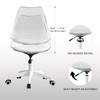 Ebullient Acrylic Clear Desk Chair Modern Home Office Ghost Chairs