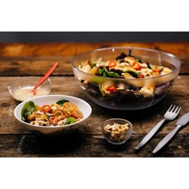 Harfield 15cm Polycarbonate Plastic Bowl - White (Pack of 4)